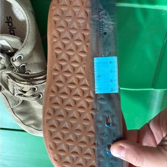 Kids Olive Green Canvas Sneakers - Comfort Casual Shoe - Picture 8 of 12